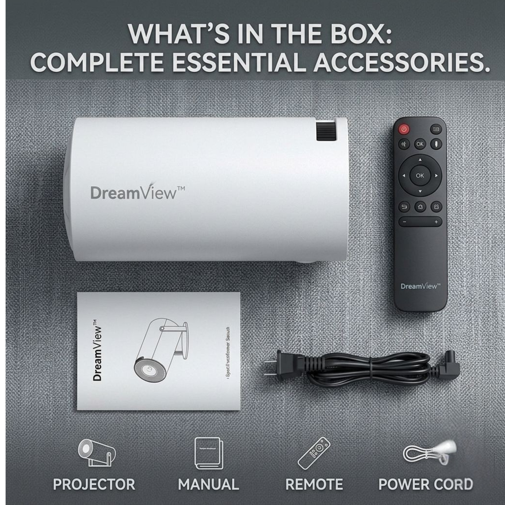 DreamView™ smart projector