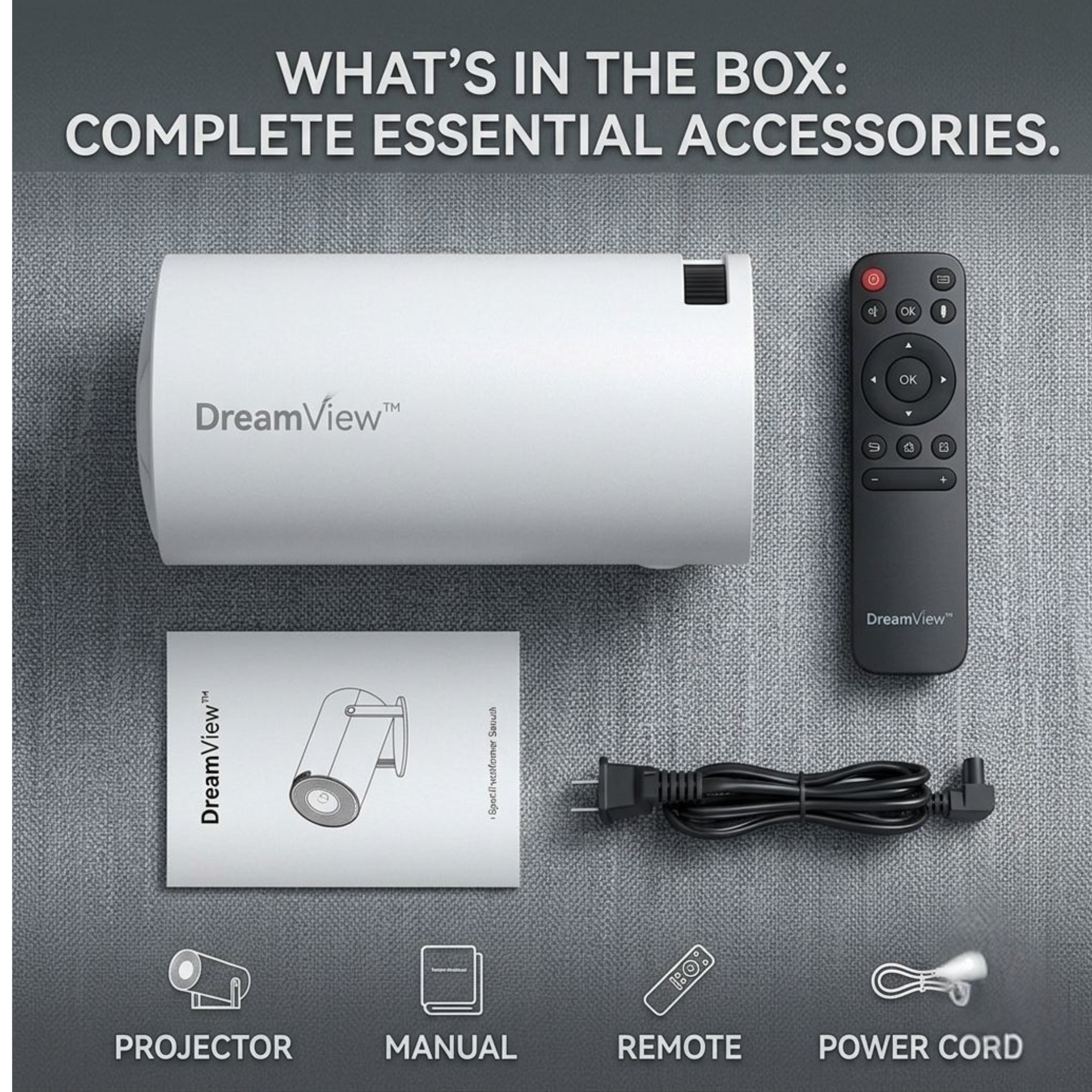 DreamView™ smart projector